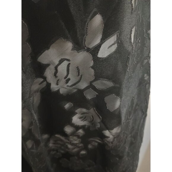 Just My Size Black Lace Gown with Robe Size: 3XL - Picture 4 of 13